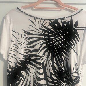 Black and White short sleeve shirt